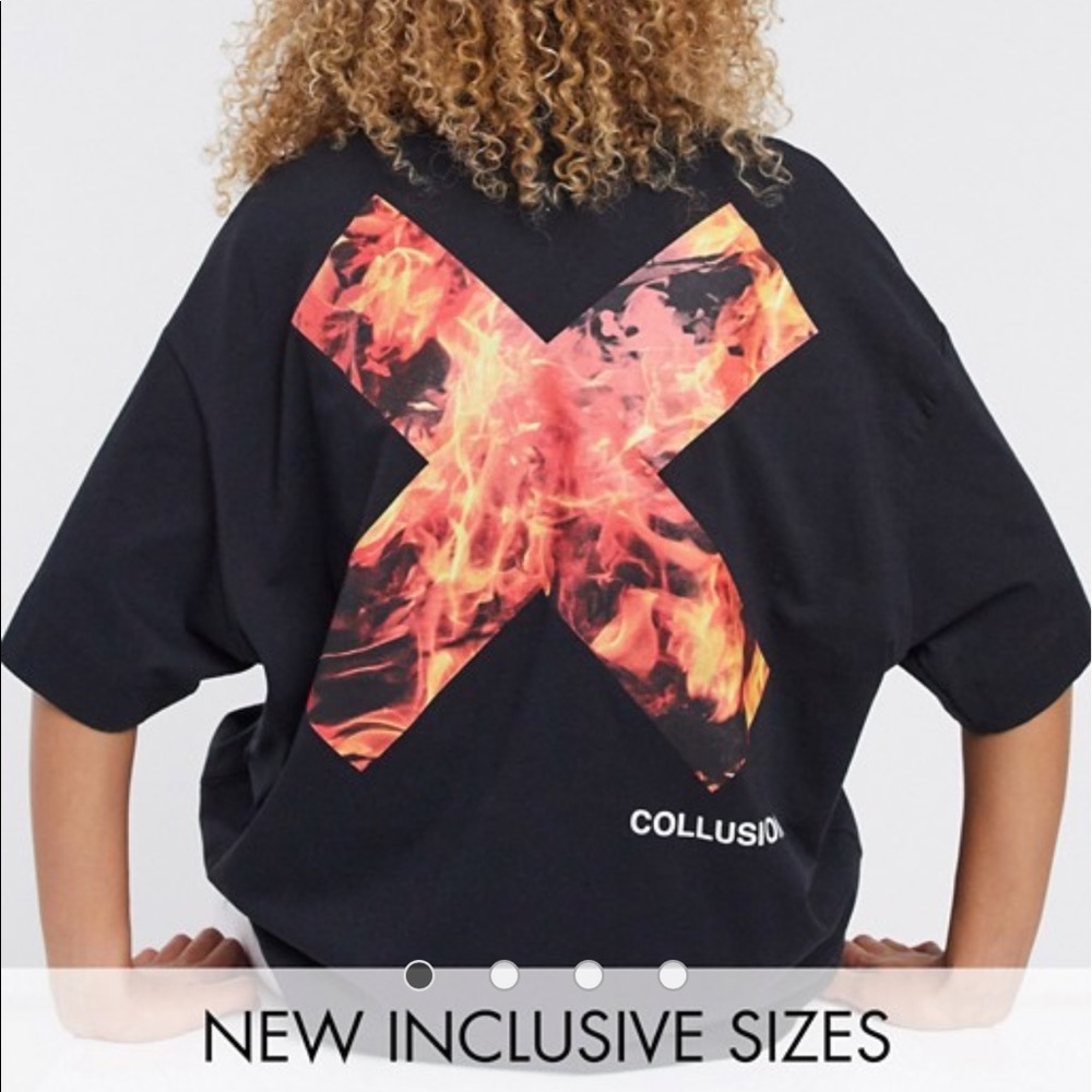 ASOS - Collusion Black Unisex T-Shirt